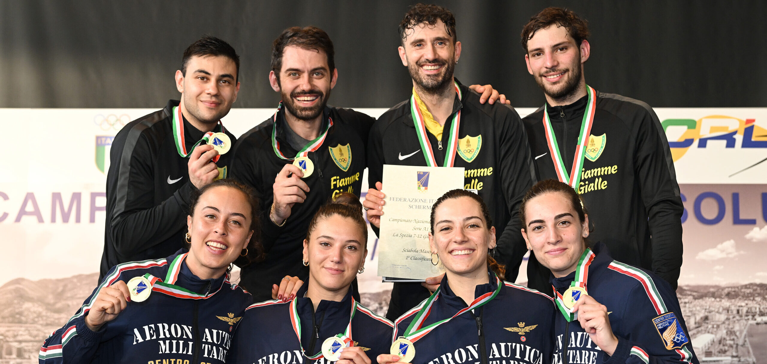 Campionati Italiani Assoluti Gli Sciabolatori Delle Fiamme