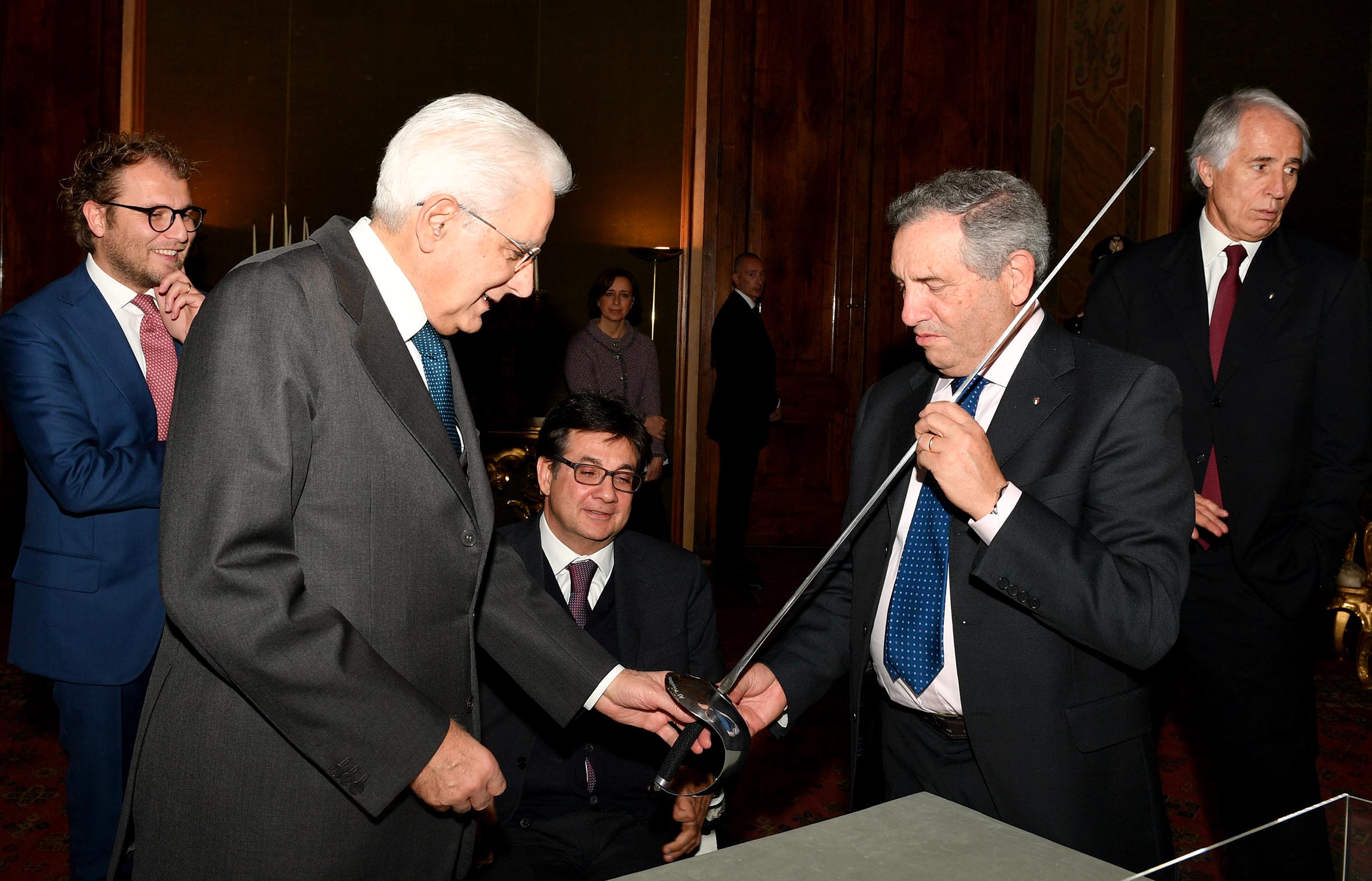 Mattarella Sciabola dono