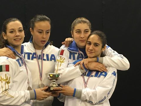 squadra sciabola femminile under20 dourdan
