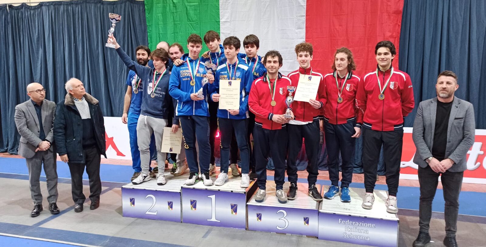 SUCCESSO DELLA SQUADRA DEGLI SPADISTI DI CERVIA NELLA GARA DI SERIE C2 ...